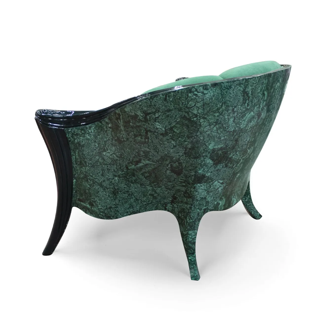 Sergio Villa Armchairs<Opus Malachite Armchair By Carlo Rampazzi