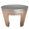 Sergio Villa Side Tables<Opus Metallica Round Side Table by Carlo Rampazzi
