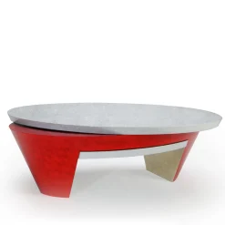 Sergio Villa Coffee Tables<Opus Red Coffee Table with Swivel Top by Carlo Rampazzi