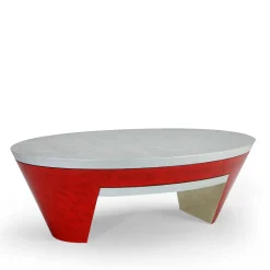 Sergio Villa Coffee Tables<Opus Red Coffee Table with Swivel Top by Carlo Rampazzi