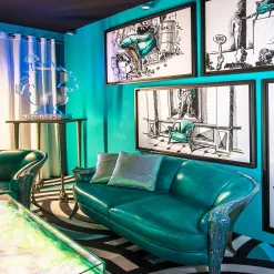 Sergio Villa Sofas<Opus Sirena Sofa by Carlo Rampazzi