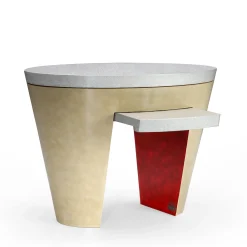 Sergio Villa Side Tables<Opus Venetian Stucco Side Table by Carlo Rampazzi