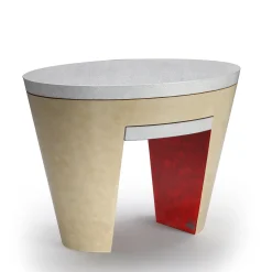 Sergio Villa Side Tables<Opus Venetian Stucco Side Table by Carlo Rampazzi