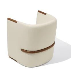 Giorgetti Armchairs<Opus White Armchair