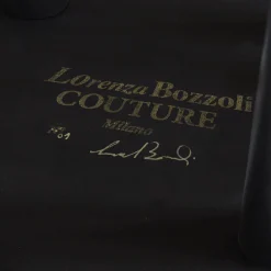 Lorenza Bozzoli Couture Benches<Orange velvet with Light Blue and Orange fringes bench