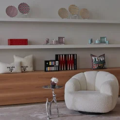 Giopagani Armchairs<Ornella White Armchair