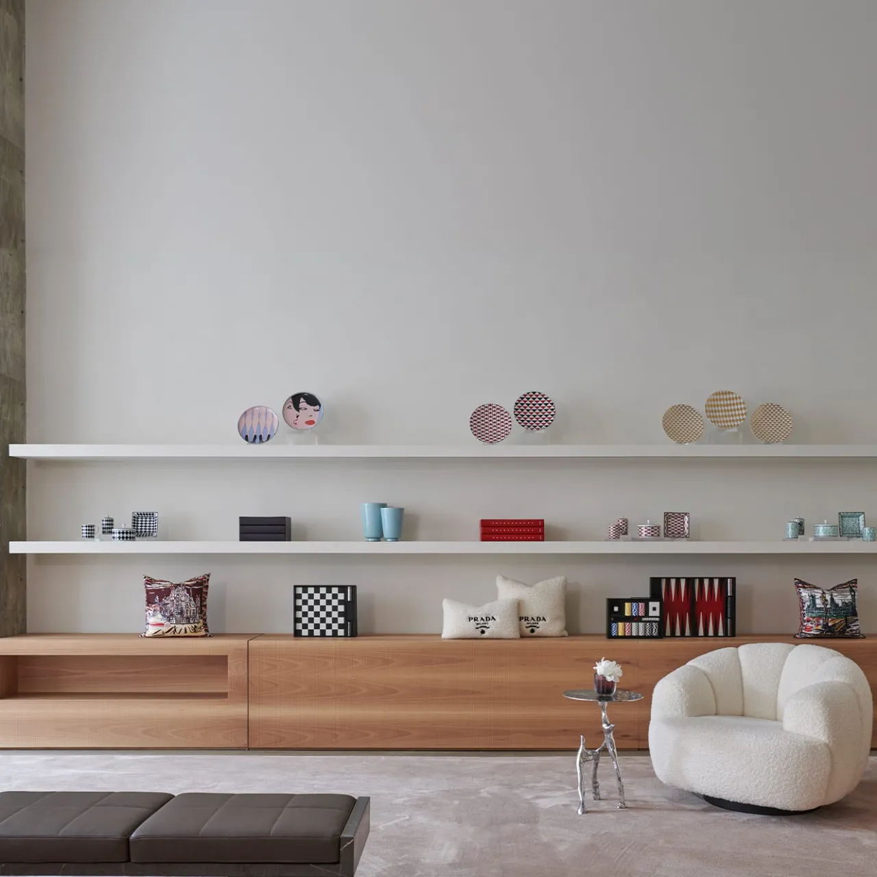 Giopagani Armchairs<Ornella White Armchair