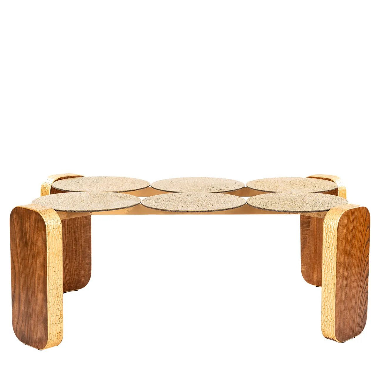 Davide Palardi Coffee Tables<Oromare Gold Lava Stone Coffee Table