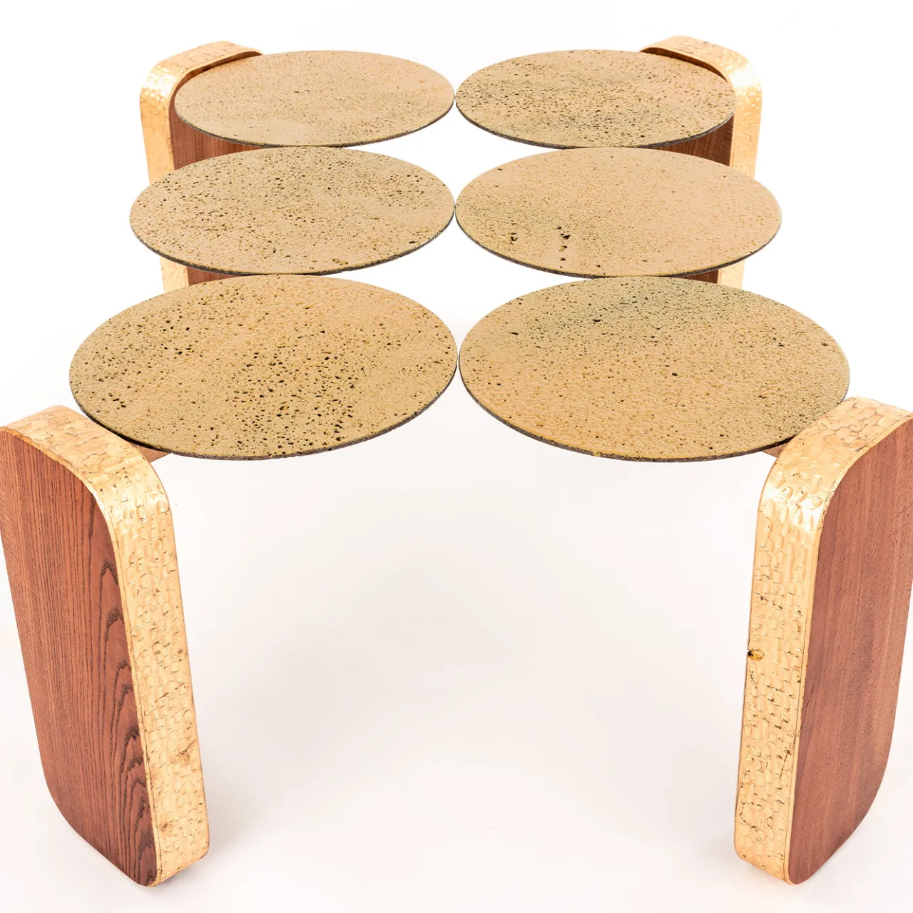 Davide Palardi Coffee Tables<Oromare Gold Lava Stone Coffee Table