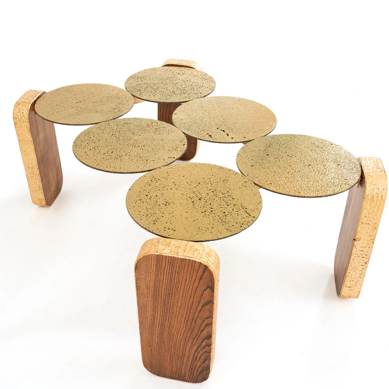 Davide Palardi Coffee Tables<Oromare Gold Lava Stone Coffee Table