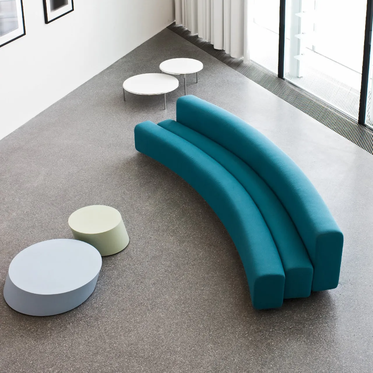 La Cividina Sofas<Osaka Blue Sofa by Pierre Paulin