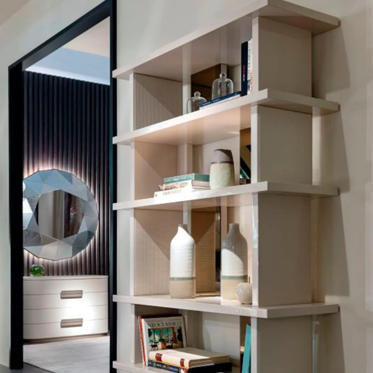 Sicis Bookcases<Osaka Open Bookshelf - white