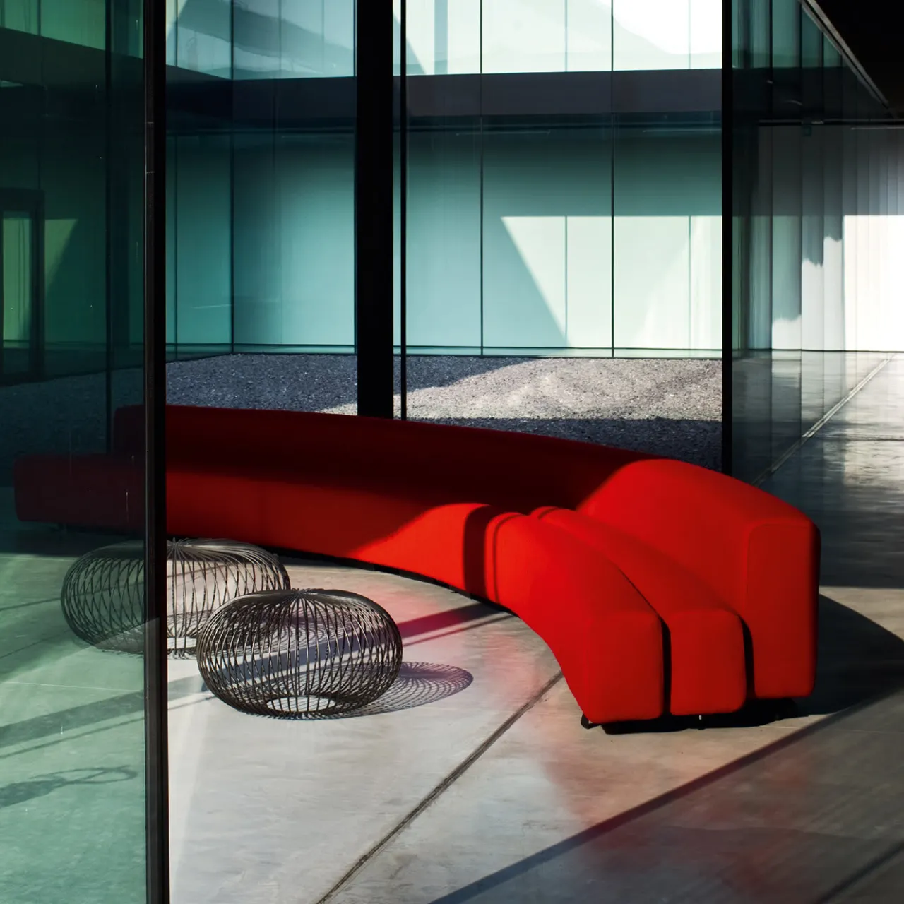 La Cividina Sofas<Osaka Red Sofa by Pierre Paulin