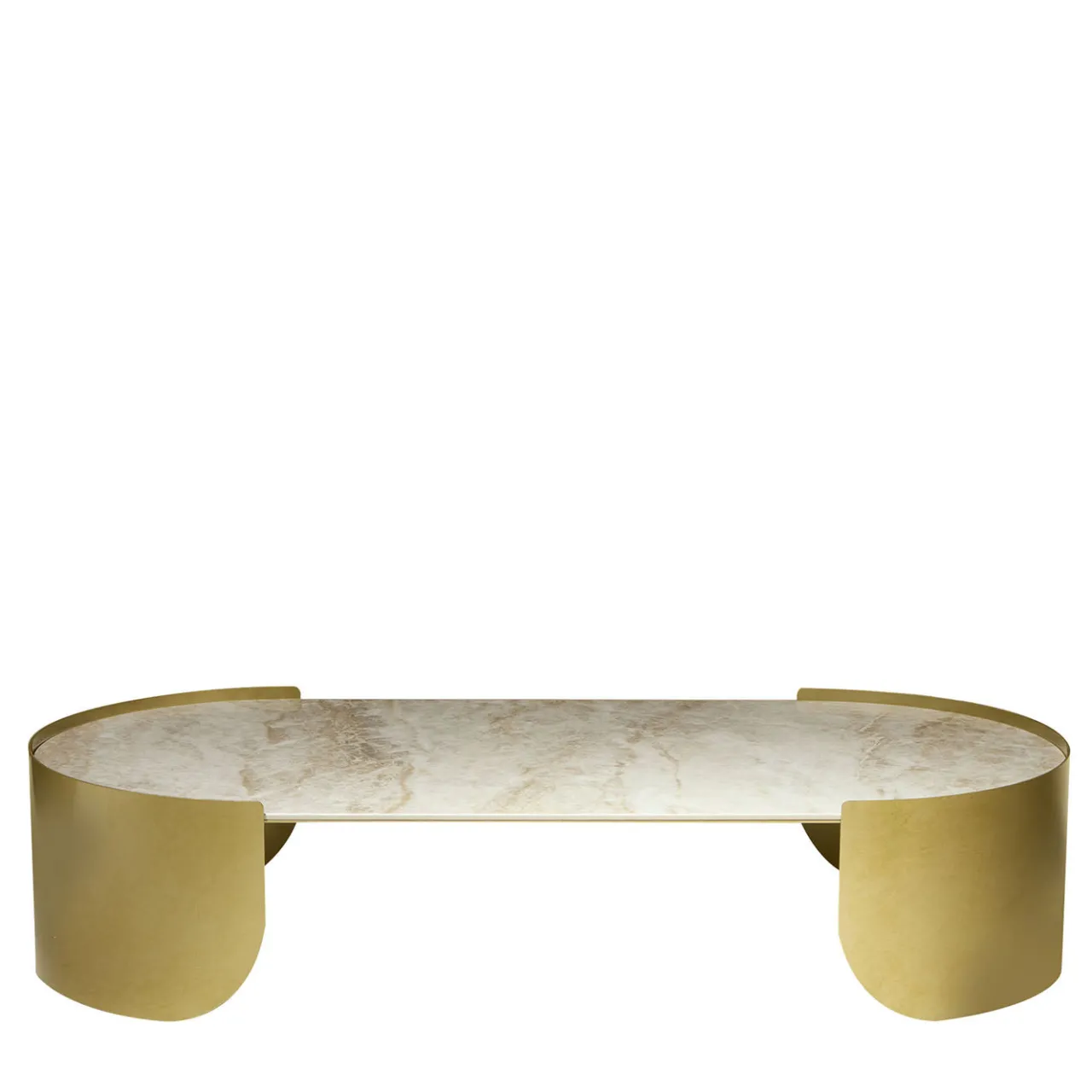 Encore Italia Coffee Tables<Osiris Oval Gold Coffee Table