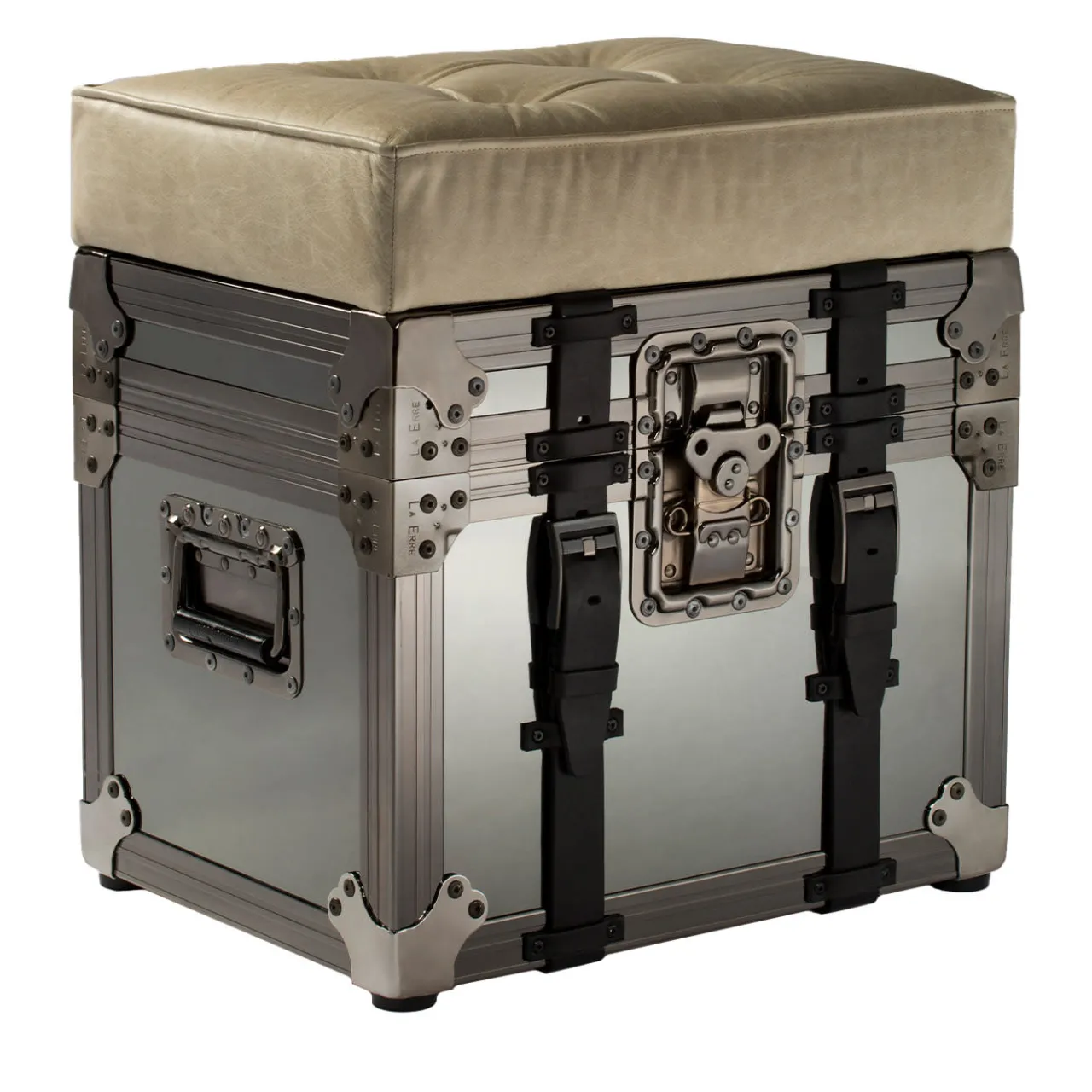 laErre Trunks Stools<Oslo Comfortable Beige Pouf