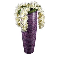 VGnewtrend Other Outdoor Furniture<Oslo Purple Mosaic Floral Arrangement