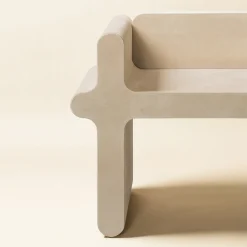 Giobagnara Stools<Ossicle Beige Leather Stool N. 2