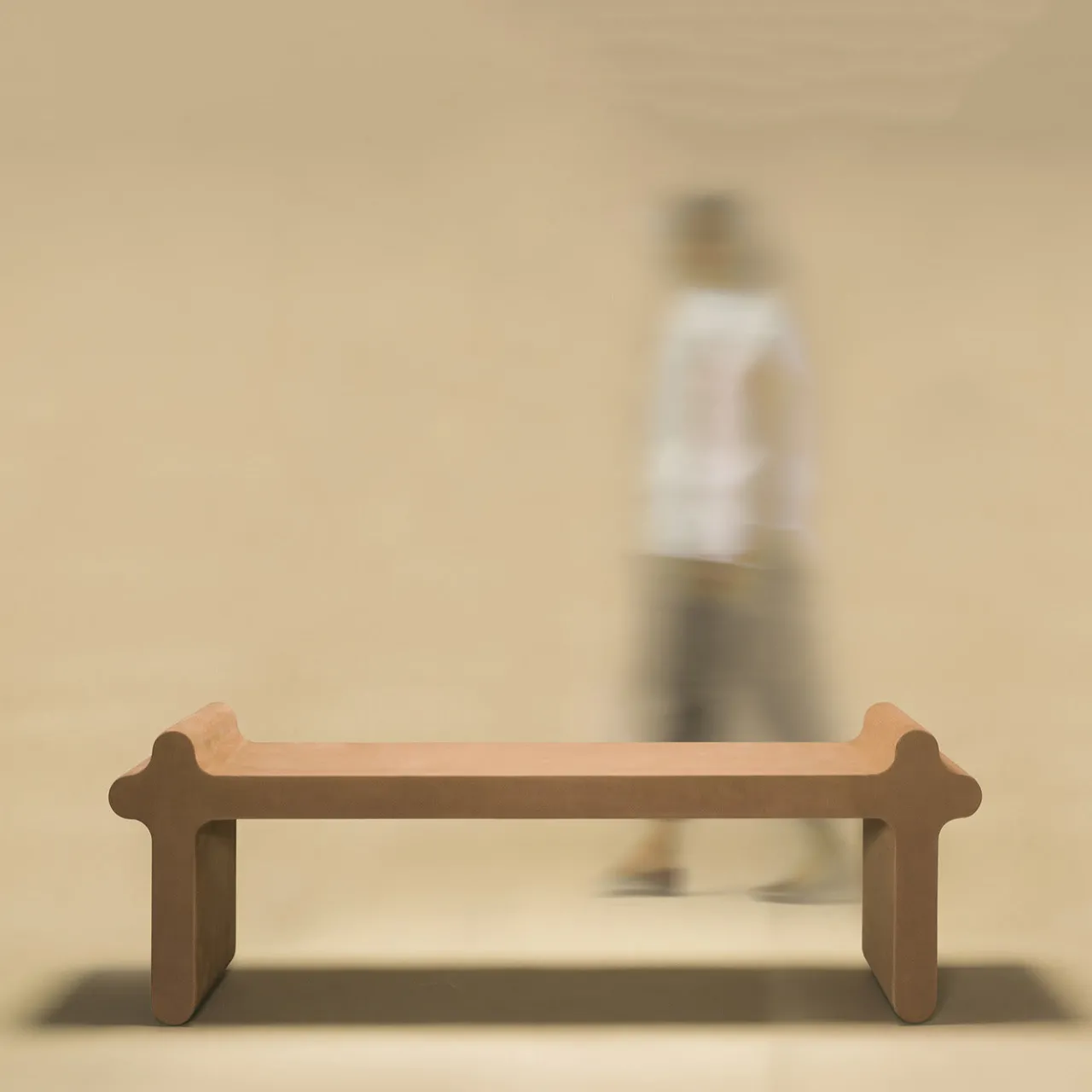 Giobagnara Benches<Ossicle Brown Leather Bench N. 1