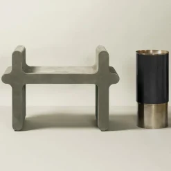 Giobagnara Stools<Ossicle Green Leather Stool N. 1