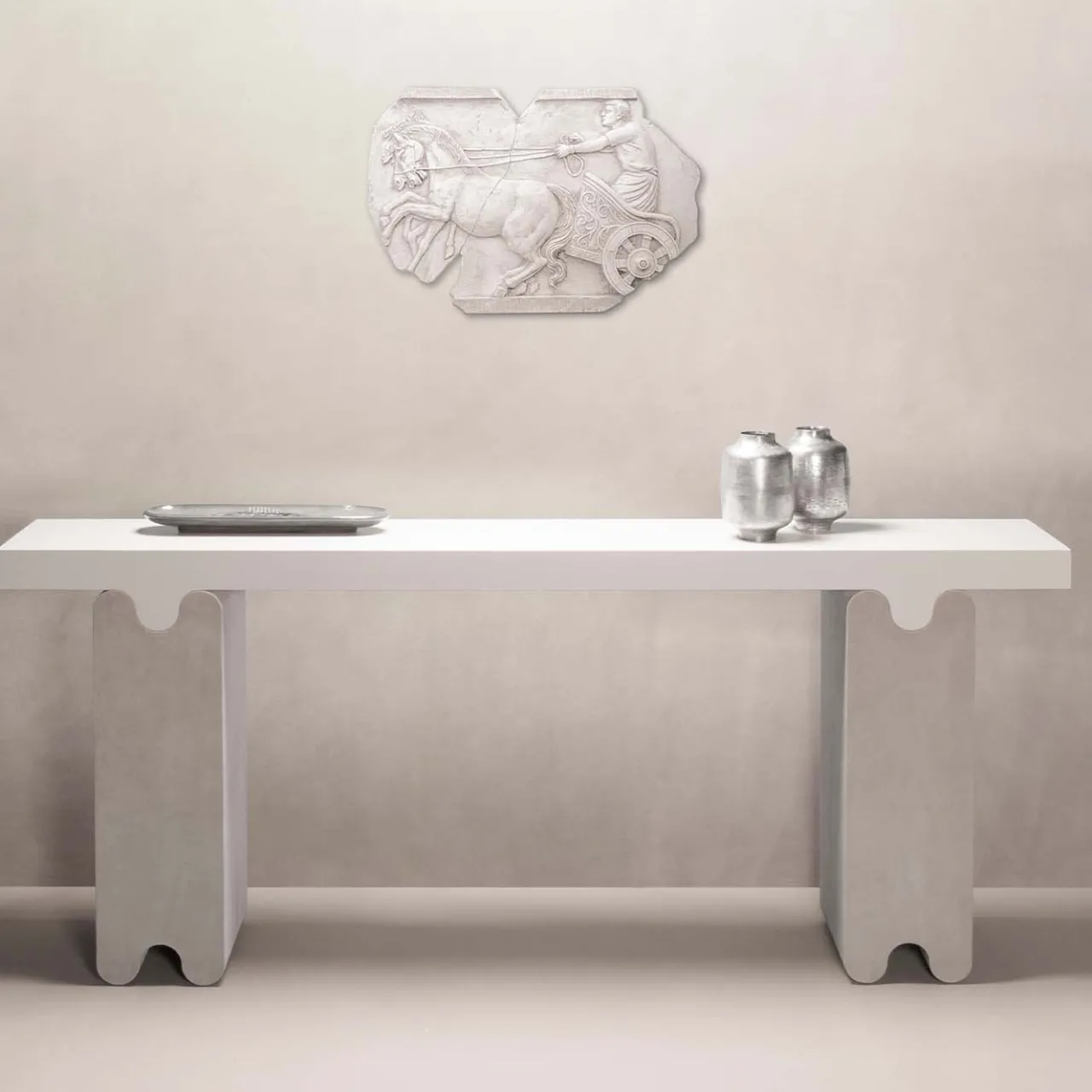 Giobagnara Consoles<OSSICLE LEATHER CONSOLE