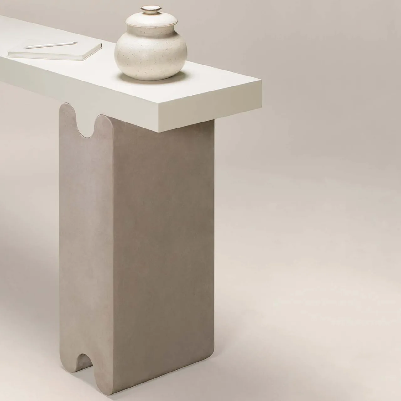 Giobagnara Consoles<OSSICLE LEATHER CONSOLE