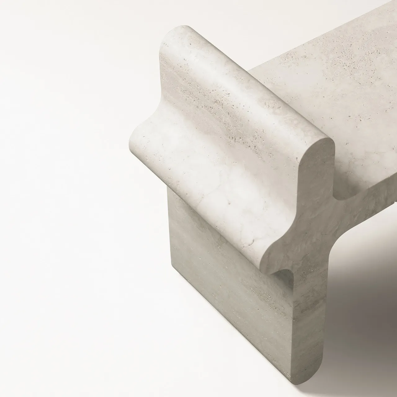 Giobagnara Stools<Ossicle Travertine Stool N. 1