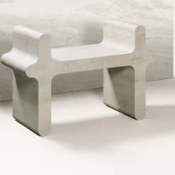 Giobagnara Stools<Ossicle Travertine Stool N. 1