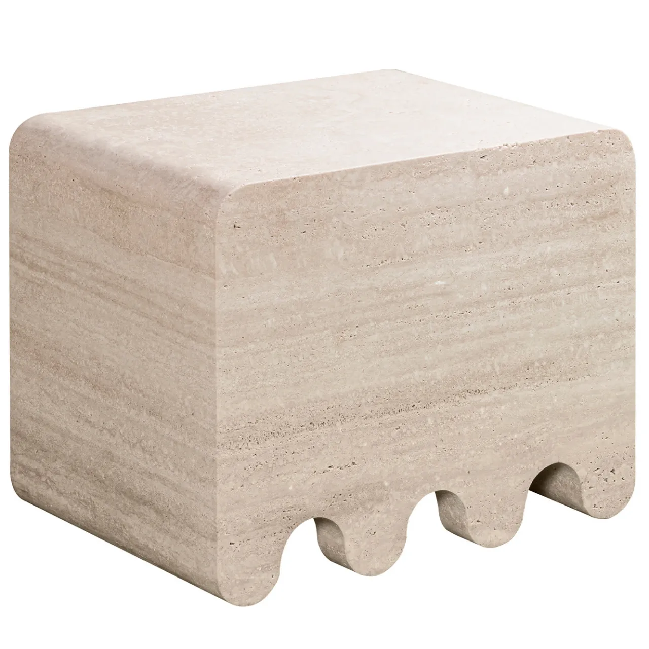 Giobagnara Stools<Ossicle White Travertine Stool