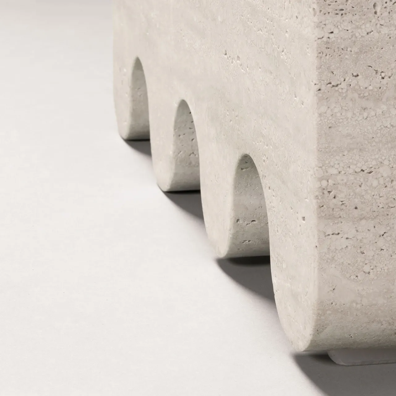 Giobagnara Stools<Ossicle White Travertine Stool