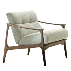 Morello Gianpaolo Lounge Chairs<Ostuni Beige & Azure Lounge Chair