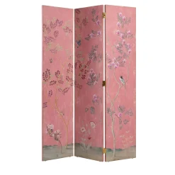 Porte Italia Room Dividers<Otello Folding Screen with Floral Motifs