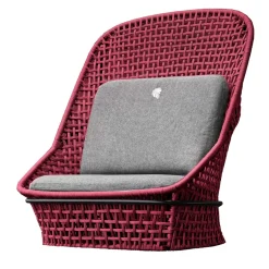 Giorgio Collection Outdoor Chairs & Stools<Outdoor Amaranth High Back Occasional fabric Chair