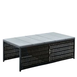 Giorgio Collection Outdoor Coffee Tables<Outdoor Rectangular Cocktail Table With STONE top