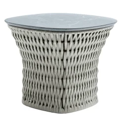 Giorgio Collection Outdoor Coffee Tables<Outdoor Side Table with Stone Top