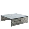 Giorgio Collection Outdoor Coffee Tables<Outdoor Square Cocktail Table With Stone Top