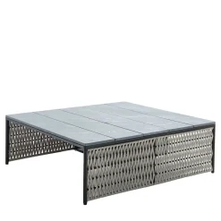 Giorgio Collection Outdoor Coffee Tables<Outdoor Square Cocktail Table With Stone Top