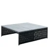 Giorgio Collection Outdoor Coffee Tables<Outdoor Square Cocktail Table With Stone Top