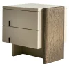 Laura Meroni Nightstands<Outfit Glossy Lacquered Bedside Table with Bronze Accents