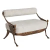 Mantellassi 1926 Sofas<Over White Brass Small Sofa