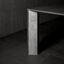 Luce Di Carrara Dining Tables<Overlay Rectangular Black Marble Dining Table