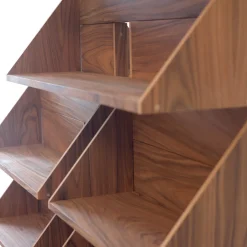 Berdondini 1926 Bookcases<Overlying Arch Bookcase 1967 by Ugo La Pietra