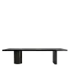 Somaschini Dining Tables<Ozark Black Belvedere Marble Rectangular Table by Dainelly Studio