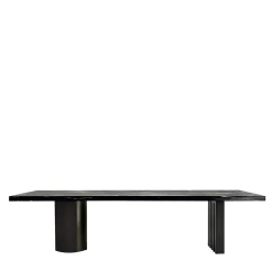 Somaschini Dining Tables<Ozark Black Belvedere Marble Rectangular Table by Dainelly Studio