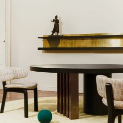 Somaschini Dining Tables<Ozark Round Table by Dainelli Studio