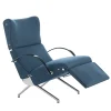 Tecno Spa Chaises<P40 Dusty Blue Lounge Chair by Osvaldo Borsani