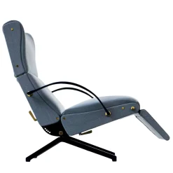 Tecno Spa Chaises<P40 Gray Lounge Armchair by Osvaldo Borsani