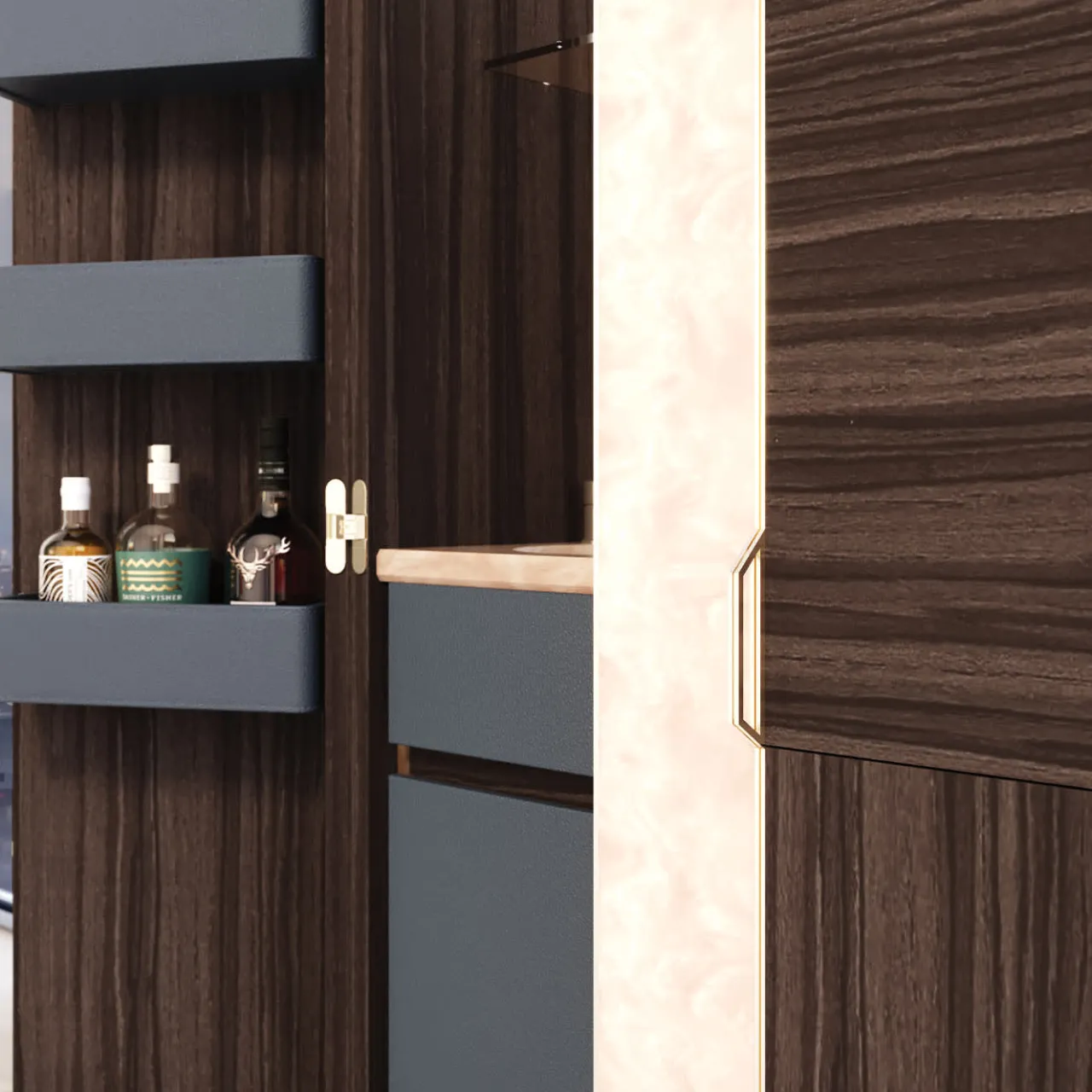 Inedito / Asnaghi Bar Cabinets<Page Bar Cabinet
