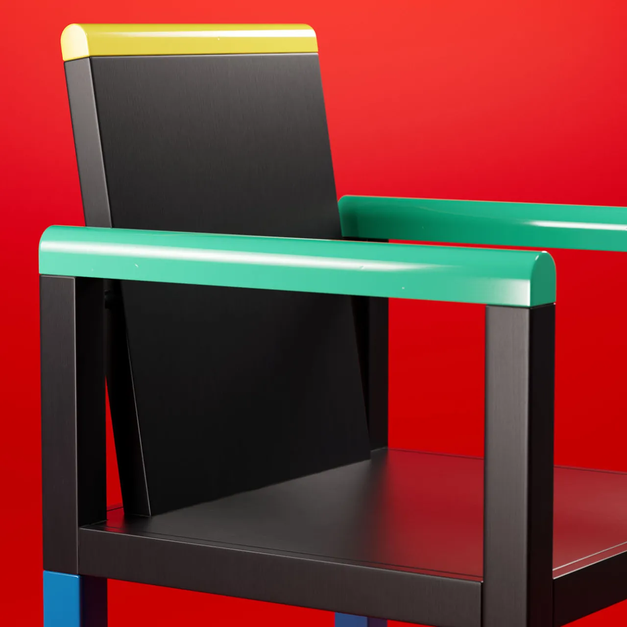 Memphis Chairs<Palace Chair by George Sowden - Milano