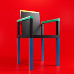 Memphis Chairs<Palace Chair by George Sowden - Milano