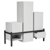 Arkof Cabinets<Palafitta Black and White Cabinet by Studio14